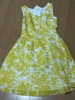 MINIMUM MINIMUM ワンピース ノースリーブ イエロー