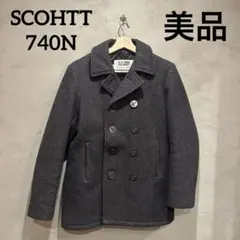 希少✨ショット ピーコート 740C レザーパイピング ブラック 38 楽天市場】ショット Schott ピーコート レザーパイピング 740C