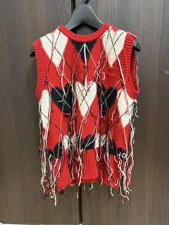 Maison Margielaダメージ加工アーガイルニットkingGnu常田着用 - メルカリ