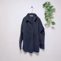 ショコラフィネロープ　 長袖シャツネイビー フリーのサムネイル