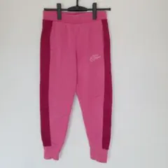 ★【古着】NIKE（ナイキ）パンツ　M（130cm相当）ピンク　赤　腰紐欠損のサムネイル