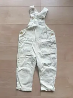 SHEIN オーバーオール アイボリー 2-3Y