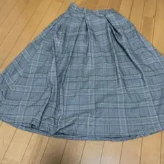 OZOC★チェックロングスカート