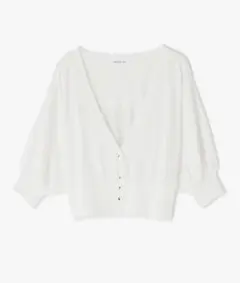 NATURAL BEAUTY BASIC ドルマンボレロカーディガン　新品　美品