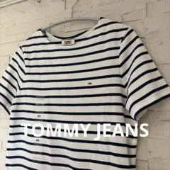 【新品タグ付】TOMMY JEANS キッズ 女の子 半袖ワンピース XS