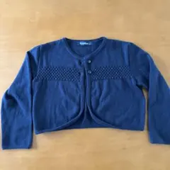 familiar ネイビーカーディガン　120センチ