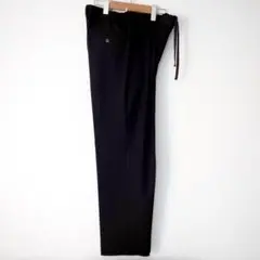 【ユニクロ】タックワイドパンツ　黒　M 【美品】