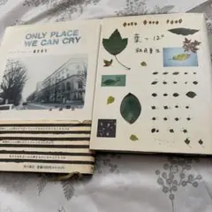銀色夏生 詩集 2冊セット ONLY PLACE WE CAN CRY 葉っぱ