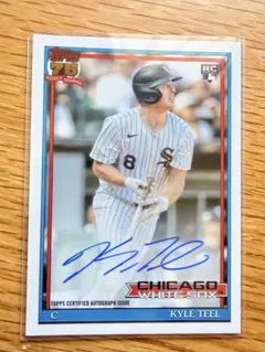 カイル・ティール 直筆サインカード Kyle Teel