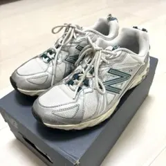 NewBalance ML610TAE グリーン、ホワイト、シルバー24.5㎝