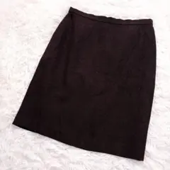 Calvin Klein✨カルバンクライン 膝丈タイトスカート ブラウン Mのサムネイル
