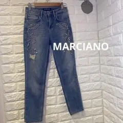 Y*S様 MARCIANO ビジュー装飾 キラキラスキニーデニムのサムネイル