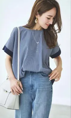 【しまむら】星玲奈　ストライプトップス　Mサイズ