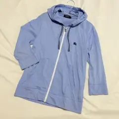 BURBERRY BLACK LABEL パーカー ライトブルー