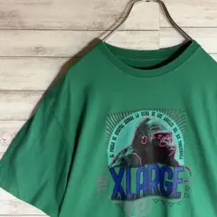 エクストララージ　XLARGE グリーン Tシャツ　ゴリラロゴ　人気カラー　緑