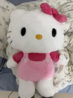 Hello Kitty ぬいぐるみ ピンク オーバーオール - メルカリ
