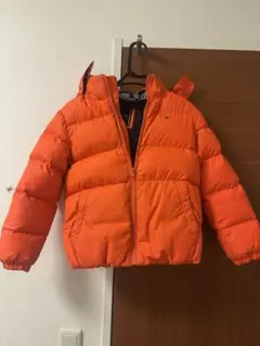 TOMMY HILFIGER トミーヒルフィガー　ダウン　オレンジ　128