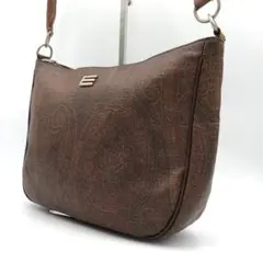 ETRO エトロ ペイズリー ショルダーバッグ ワンショルダー ブラウンのサムネイル