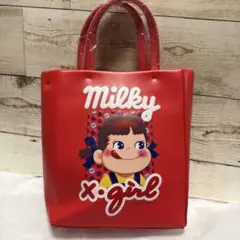ぺこちゃん×エックスガール　コラボバッグ