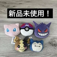 【新品未使用！】ポケモン Pokémon 顔型ポーチ 5個セット