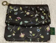 MINTON ミントン　花柄　茶色　ブラウン　ポーチのサムネイル