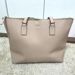 Kate Spade ピンクベージュ A4サイズトートバッグ