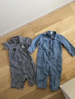 breeze、H&Mのロンパース・カバーオールセット 90サイズ