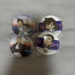 名探偵コナン 一番くじ 缶バッジ 4個セット