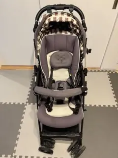 Aprica ベビーカー グレー