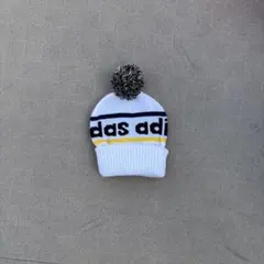 y2k 00s adidas ボンボンニット帽 archive beanie F