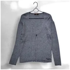 美品 エヴェックス バイ クリツィア ニット カーディガン 杢グレーのサムネイル