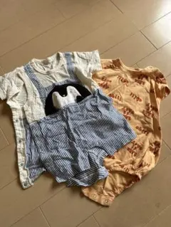 ベビー服 ロンパース カバーオール まとめ売り 7点セットのサムネイル