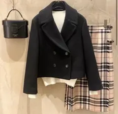 SALE⭐︎Demi-Luxe BEAMS/メルトンショートコート/ピーコート