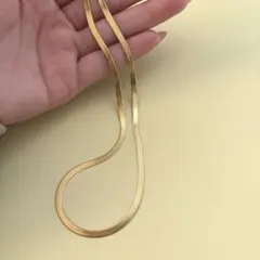 ゴールド シルバー スネークチェーン ネックレス