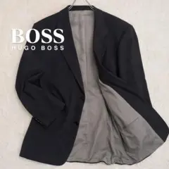 【ドイツ製】HUGO BOSS テーラード 48 L相当 ブルー