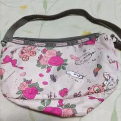 LeSportsac シンデレラ柄ハンドバッグ