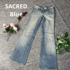 SACRED Blue デニム　ジーンズ　ストレート　フレア　ブーツカット　ブルのサムネイル