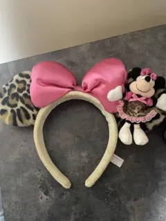 東京ディズニーリゾート ミニー カチューシャ ヒョウ柄