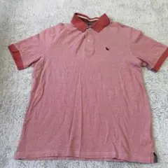 Eddie Bauer メンズ ポロシャツ レッドオレンジ M