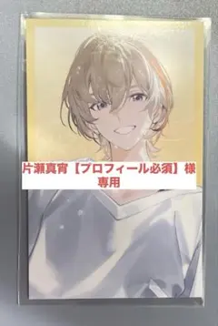 にじさんじ VOLTACTION 風楽奏斗 チェキ風カード キャラカード 風楽奏斗(箔押しサイン入り) 「バーチャルYoutuber