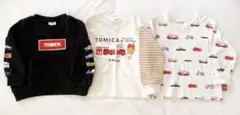 トミカ 長袖 トレーナー カットソー 男の子服 3点セット