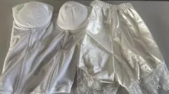 《セット売り》ホワイト 骨盤ガードル・タップパンツ