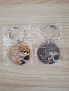 ハイキュー!! ジロリ アクリルキーホルダー 宮侑 宮治