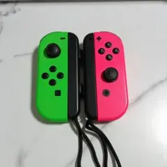 任天堂スイッチ　ジョイコン　Joy-Con 左右セット　動作OK　ストラップ付き
