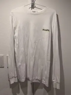 msgm ロゴ　ロンT 白　エムエスジーエムのサムネイル