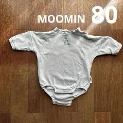 Birthday + ムーミン ロンパース 足なし　80