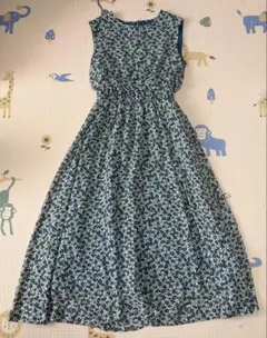 natural beauty basic ブルーミングフラワープリントワンピース