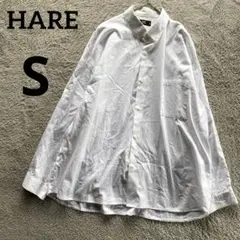 ハレ　HARE ホワイトコットンシャツ S 日本製　綿100％ JAPAN
