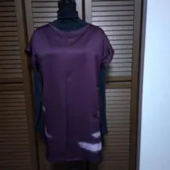 正絹・紫のチュニック