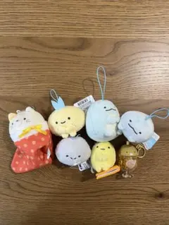 【美品】すみっコぐらし　ぬいぐるみマスコット　7個セット　まとめ売り